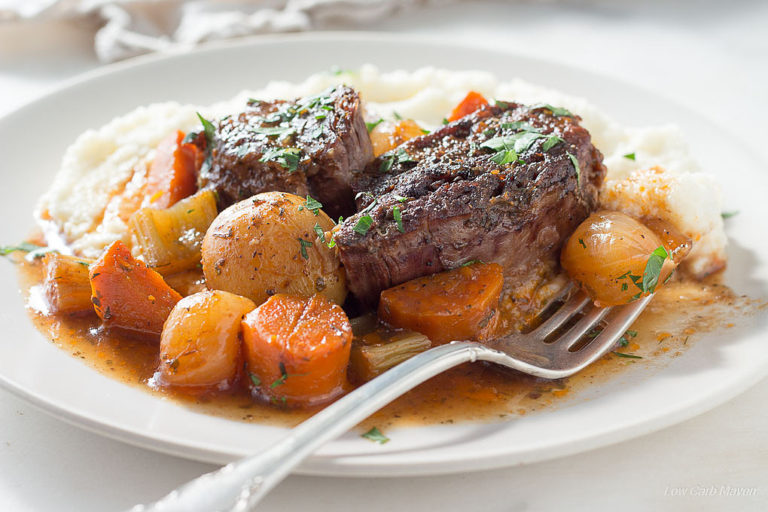 Classic Low Carb Pot Roast with Vegetables & Gravy Low Carb Maven