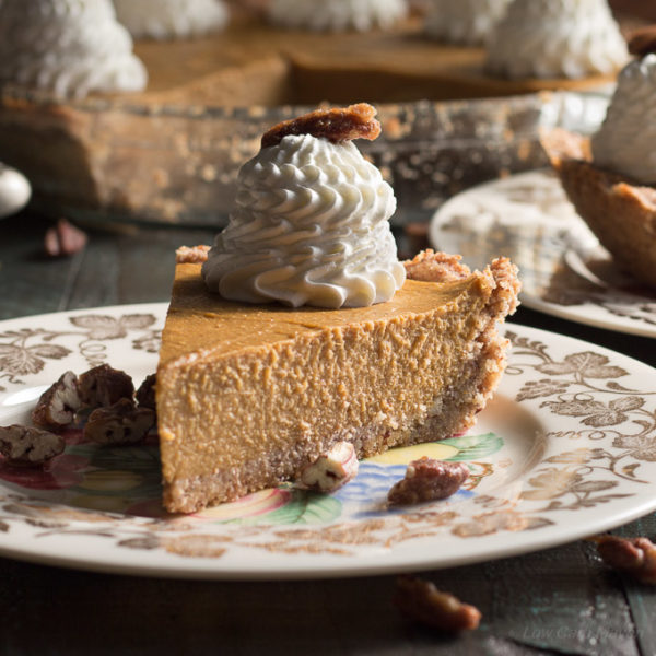Sugarfree Low Carb Pumpkin Pie (Nobake) Low Carb Maven