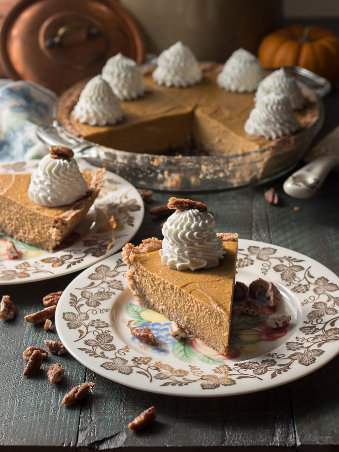 Sugar-free Low Carb Pumpkin Pie (No-bake) | Low Carb Maven