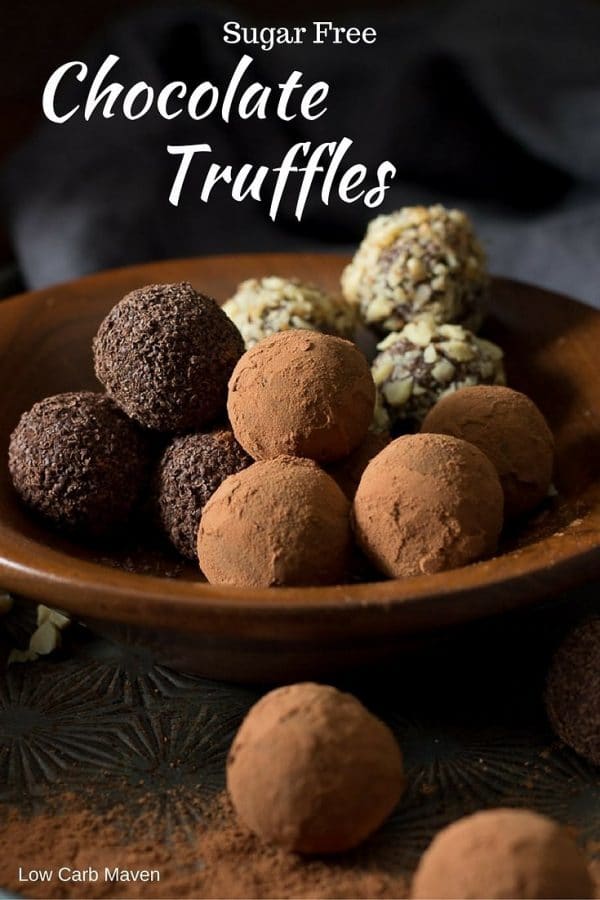 Sugar Free Chocolate Truffles Low Carb Keto Low Carb Maven