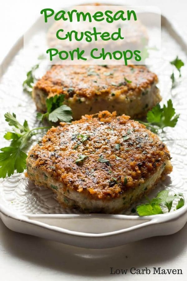 Easy Parmesan Crusted Pork Chops Low Carb Maven