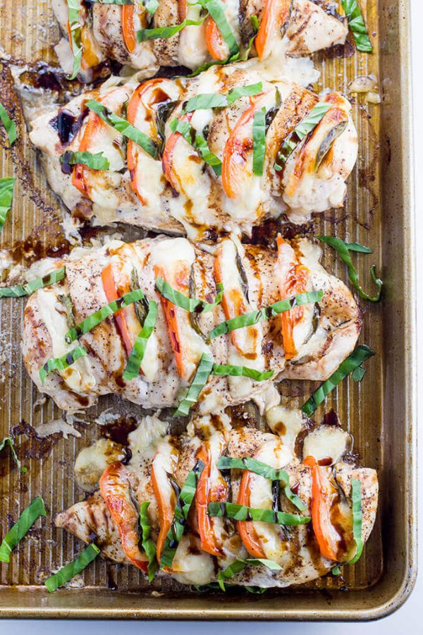 Caprese Hasselback Chicken