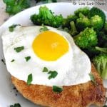 Low Carb Chicken Schnitzel - a fast and easy keto dinner that's gluten-free!