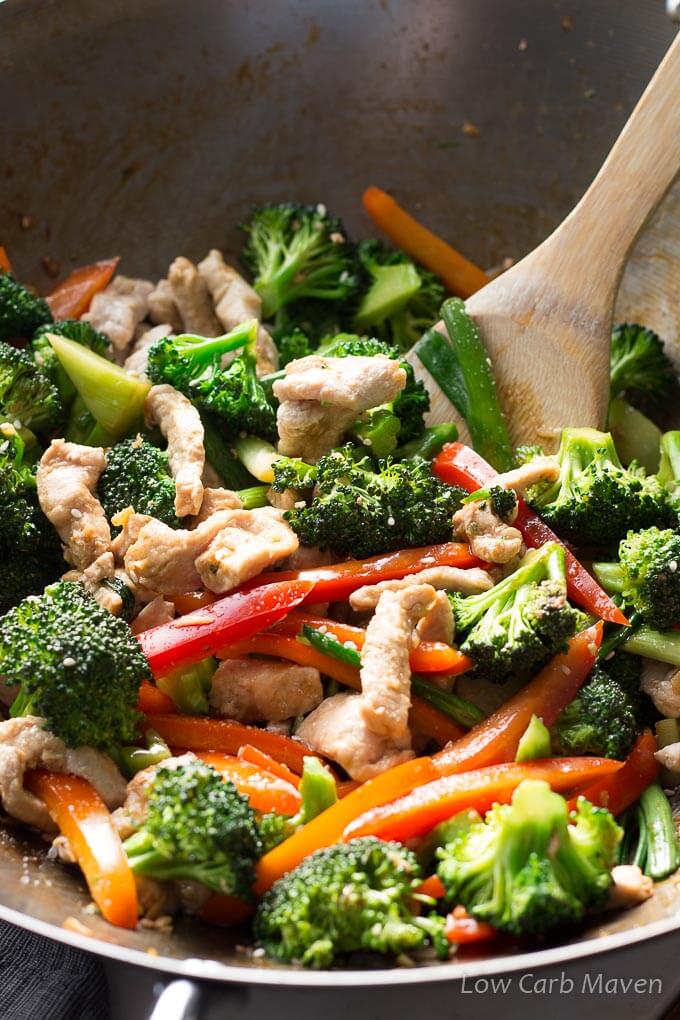 Easy Pork Stir Fry Recipe With Vegetables (low carb) - Low Carb Maven