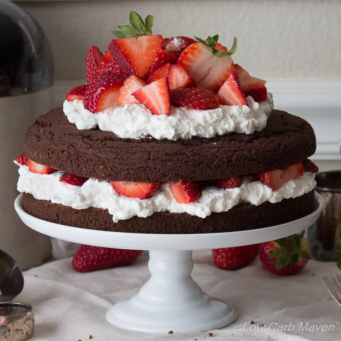 Strawberry Chocolate Cake - OMG Chocolate Desserts