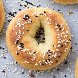 Low Carb Bagels Recipe with Fathead Dough