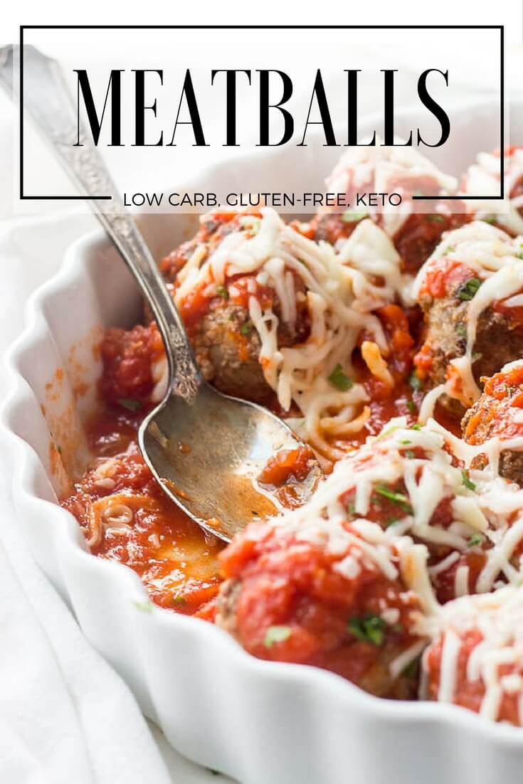 Mom's Low Carb Meatballs Recipe Italian Style (keto meatballs) Low