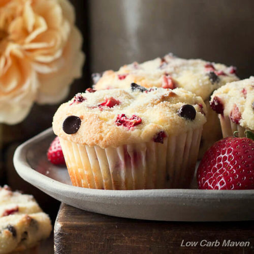 Healthy Mini Chocolate Chip Muffins (Coconut Flour Chocolate Chip