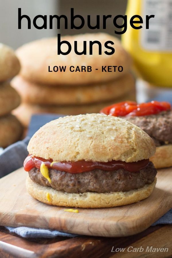 Low Carb Hamburger Buns Keto Sandwich Rolls Low Carb Maven