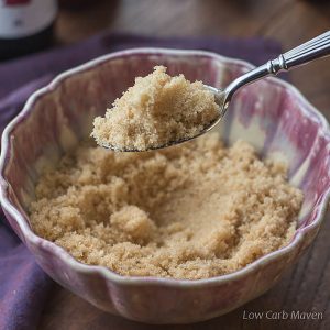 Learn how to make brown sugar substitute with this easy recipe. Sugar-free and low carb brown sugar substitute, too.