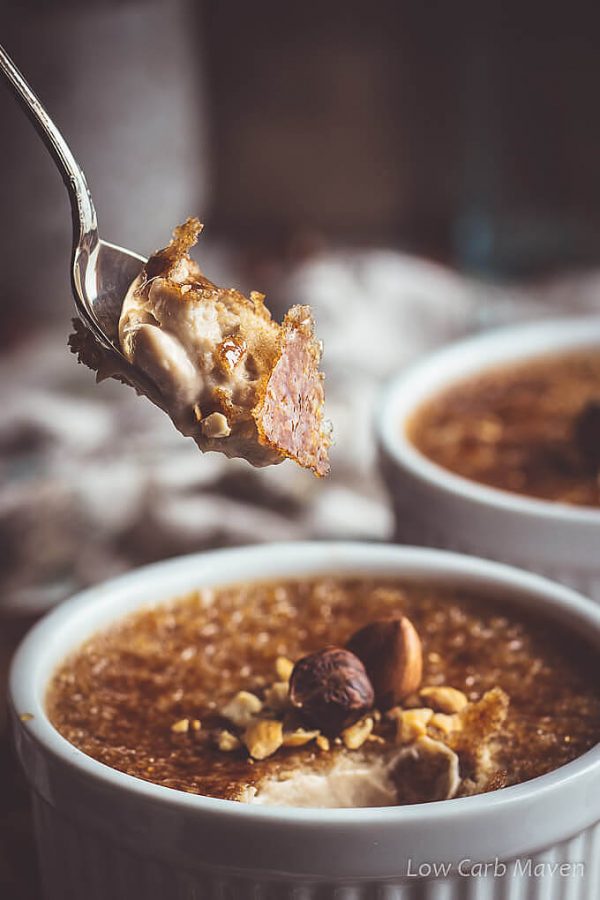 Hazelnut Creme Brulee Dessert For Two Low Carb Maven