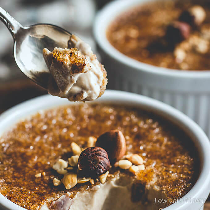 Hazelnut Creme Brulee Dessert For Two Low Carb Maven