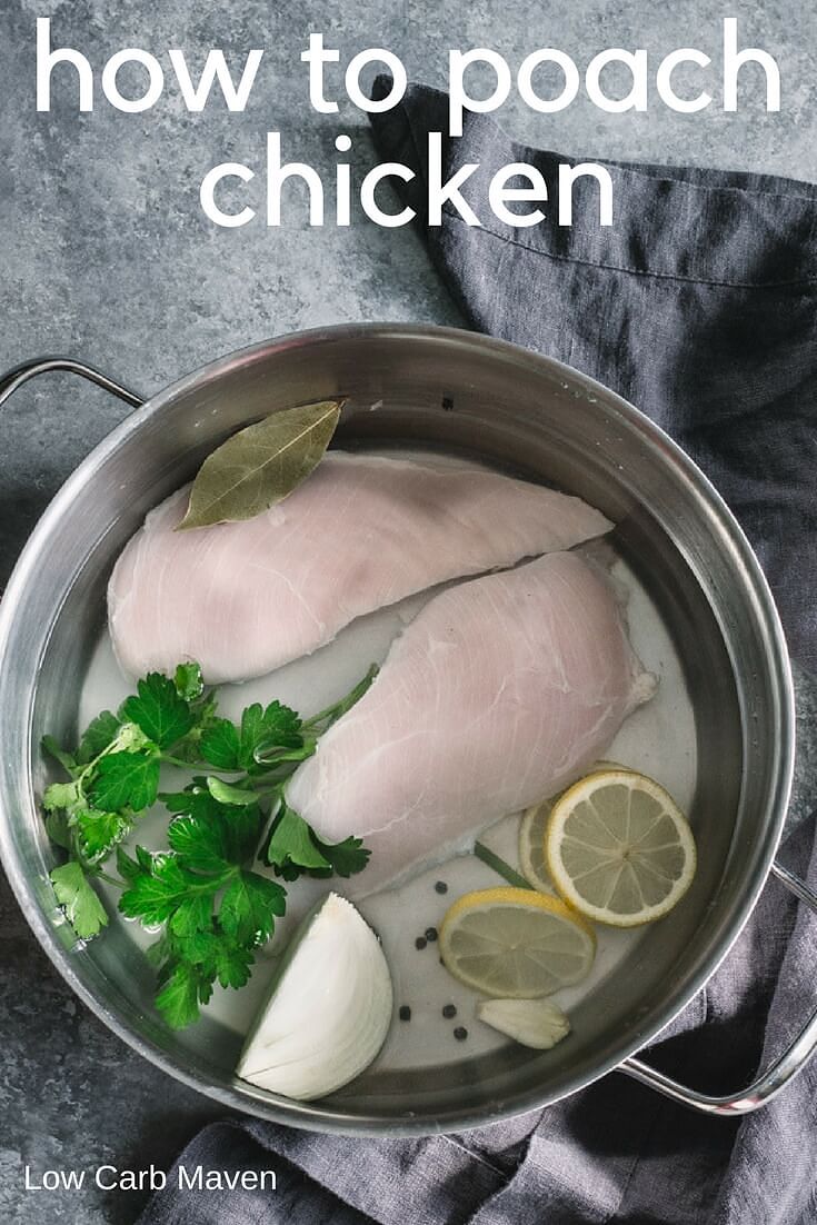 Poached chicken for chicken salad. #lowcarb #keto #chickensalad #mealprep
