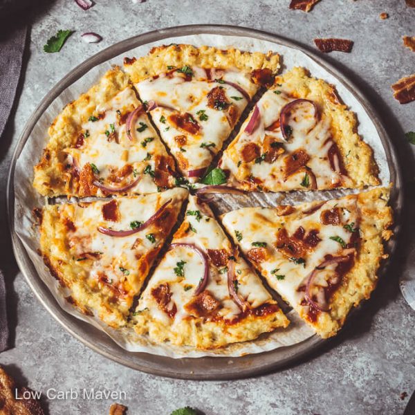 BBQ Chicken Skillet Pizza For Two - Homemade In The Kitchen