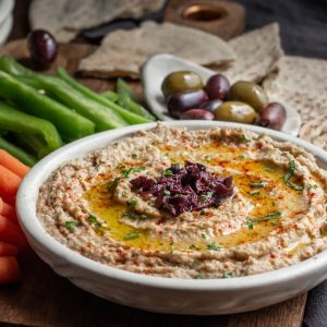 Roasted Eggplant Dip - Baba Ganoush