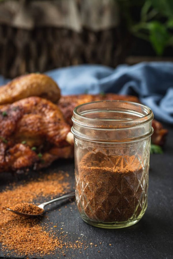 BBQ Dry Rub for Chicken and Pork #dryrub #dryrubrecipes #ribs #chicken #chickenwings #pork #lowcarb #keto