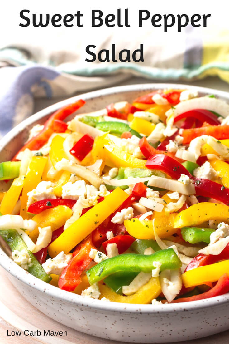 pepper salad bell sweet recipes peppers low 2k