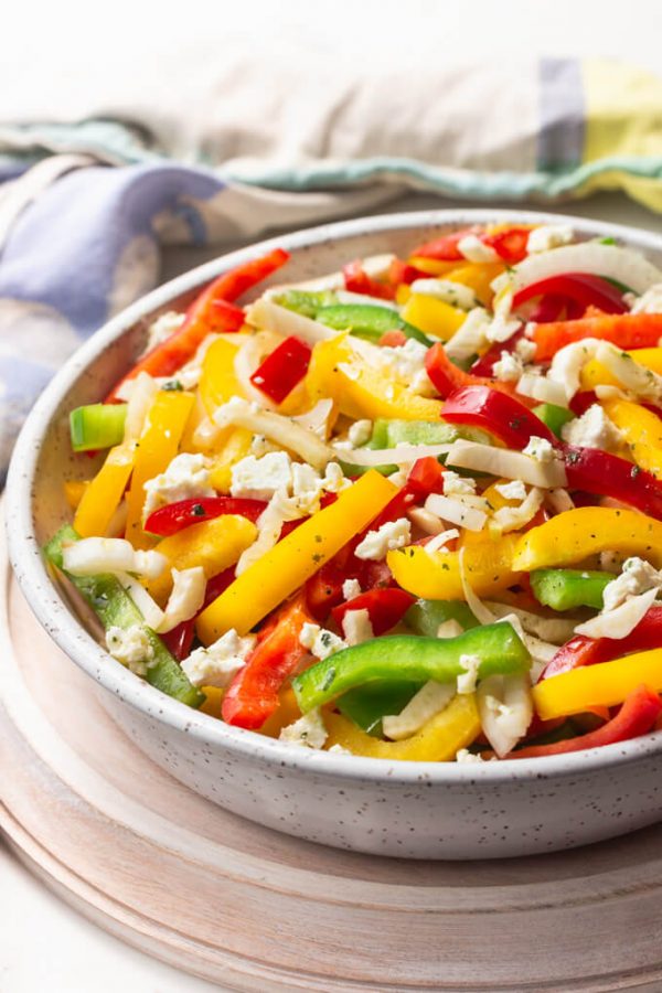 Sweet Bell Pepper Salad - Low Carb Maven