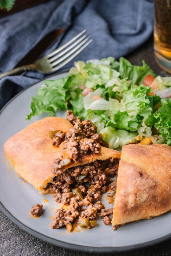 Homemade Sloppy Joe Hot Pockets! #sloppyjoes #hotpockets #handpies #lowcarb #keto #fathead #fatheaddough #mozzarelladough #ketopizza #groundbeef