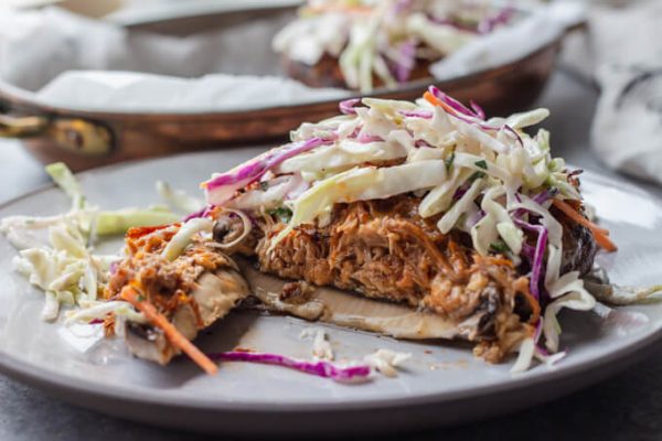 Pulled Pork Stuffed Mushrooms Low Carb Maven