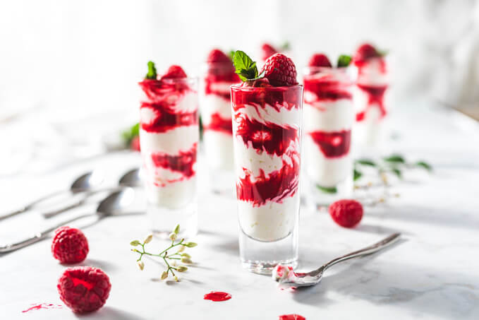 Keto Raspberry Cheesecake Fluff Dessert Shooters Low Carb Maven