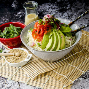 Low Carb Keto Asian Cabbage Salad Recipe