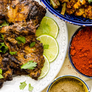 low carb grilled tandoori chicken