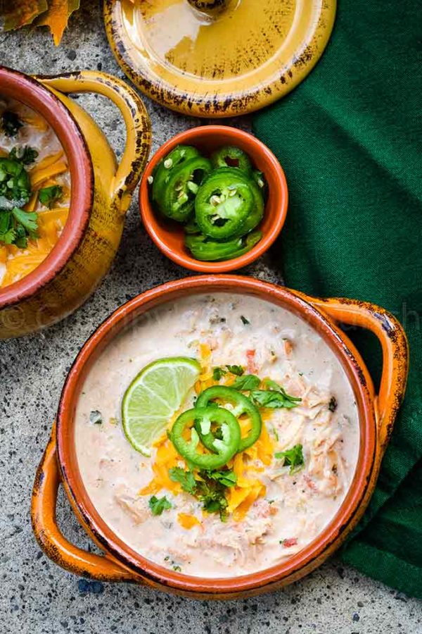 BEST Instant Pot White Chicken Chili Recipe - The Healthy Maven