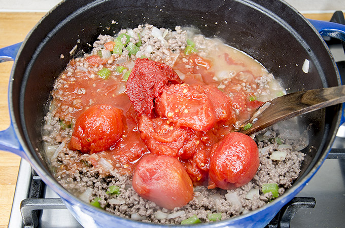keto chili with whole tomatoes