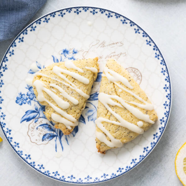 Low Carb Lemon Poppy Seed Scones Low Carb Maven