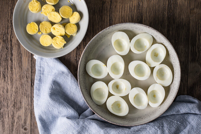 Chipotle Keto Deviled Eggs Recipe with Bacon - Low Carb Maven