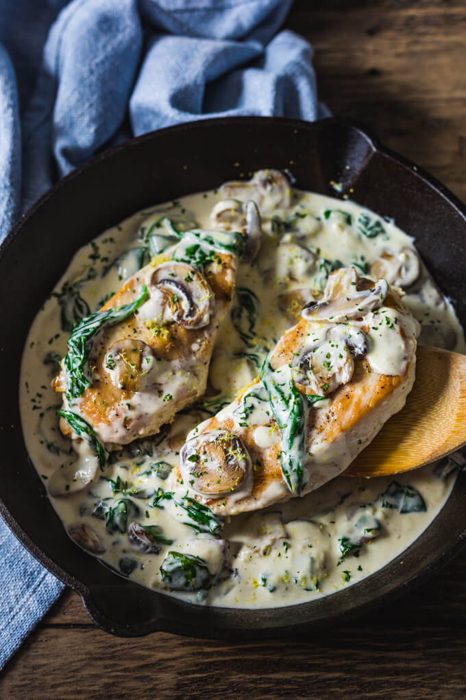 KETO CHICKEN FLORENTINE RECIPE