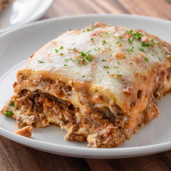 Keto Eggplant Lasagna with Meat Sauce - Low Carb Maven