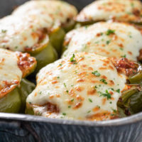 Keto Lasagna Stuffed Peppers - Low Carb Maven