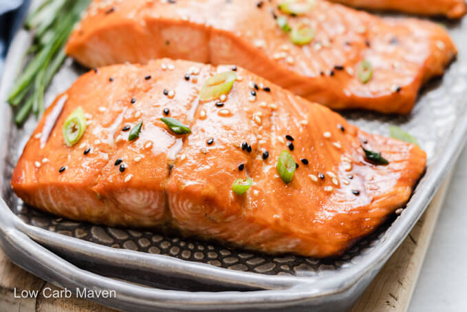 Keto Teriyaki Salmon - Low Carb Maven